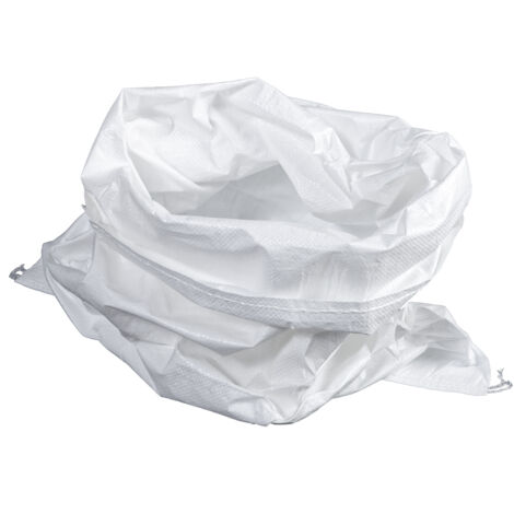 HaGa® Gewebesack 1 Stück in 55 x 85cm PP-Sack Getreidesack weiß