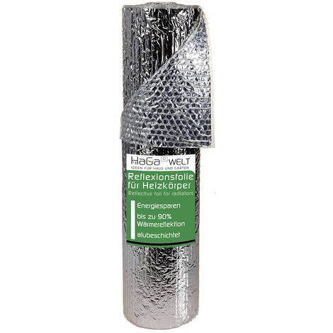 HaGa® Heizkörper Reflexionsfolie 0,6m x 6m Isoliermatte
