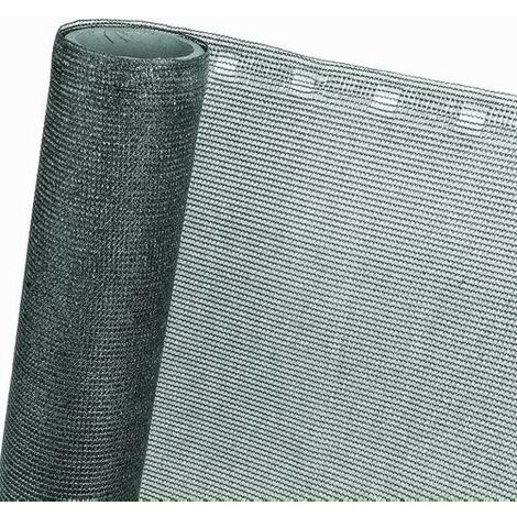 HaGa® Zaunblende Sichtblende Schattiernetz 85% in 0,9m Br. anthrazit (Meterware)