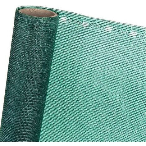 HaGa® Zaunblende Sichtblende Schattiernetz 85% in 0,9m Br. grün (Meterware)