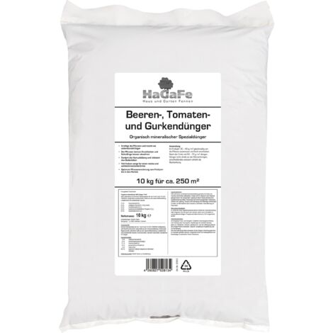 HaGaFe Beerendünger Tomatendünger Gurkendünger Gemüsedünger Hochbeetdünger 30 kg (3 x 10 kg)