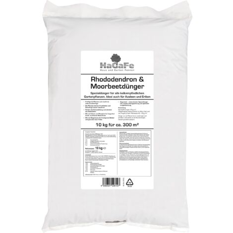 HaGaFe Rhododendrondünger Moorbeetdünger Spezialdünger für alle Moorbeetpflanzen 10kg (1 x 10 kg)