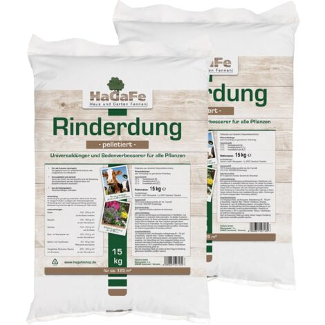 HaGaFe Rinderdung, Kuhmist, Organischer Gartendünger, Universaldünger, Mist