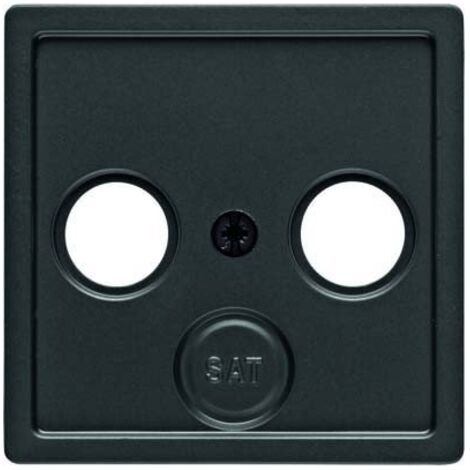 HAGER 12036086 ANTHRACITE PLAQUE DE COMMUTATION ET OBTURATEUR BERKER