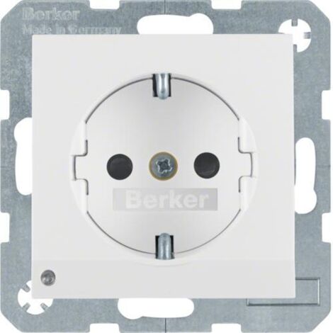 HAGER 41098989 TYPE F BLANC PRISE DE COURANT BERKER