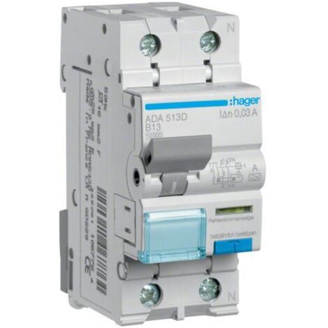 Hager ADA513D interruttore differenziale bianco 13A 240V