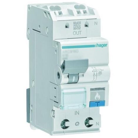 Hager AFDD mit LS 1P+N 6kA B-10A 2M ARC910D