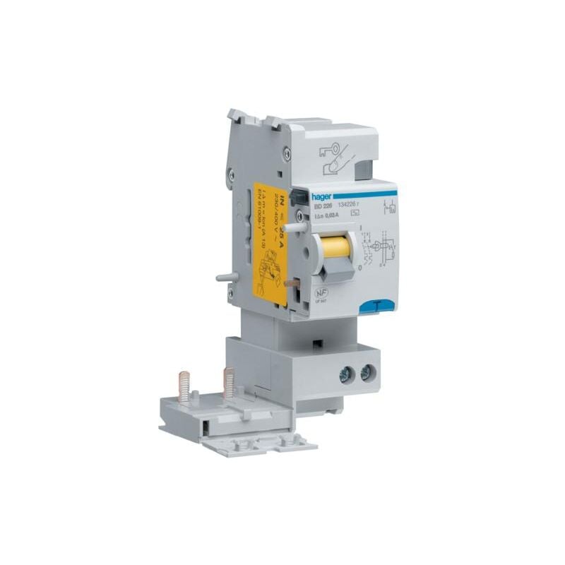 Hager - Bloc différentiel 2P 25A 30mA type ac BD226