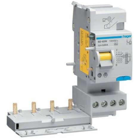 Hager BD425N Bloque diferencial 4P 25A 30mA