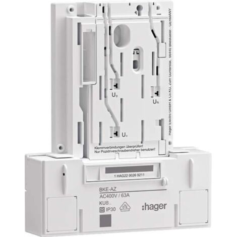Hager BKE-A Robuster Drehstrom-Adapter