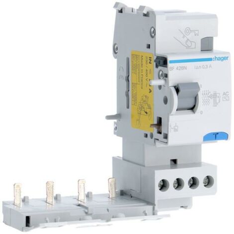 Hager blocco differenziale  4p 300ma 25a ac 2m bf426n