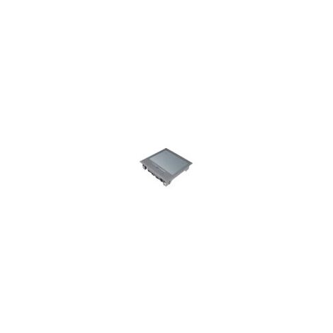 Hager – Boîte d'encastrement mural 12 modules gris fer – Dimensions extérieures 219x219mm – Encastrement 200x200mm – Polyamide pour installation discrète - VQ06057011