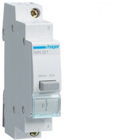HAGER - BOUTON POUSSOIR 1O IMPULSIONS - SVN321