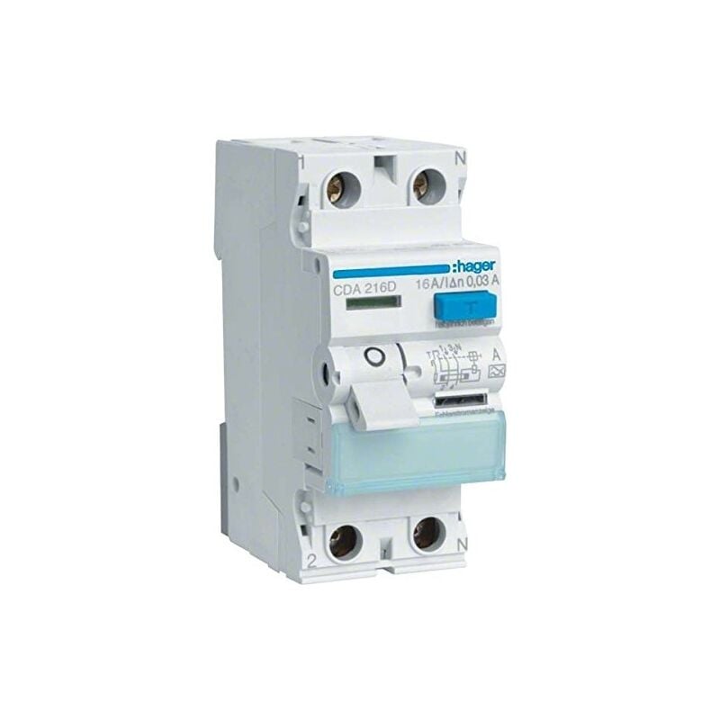 CDA216D fi-schalter 2P 6KA 16A 30MA typ a - Hager
