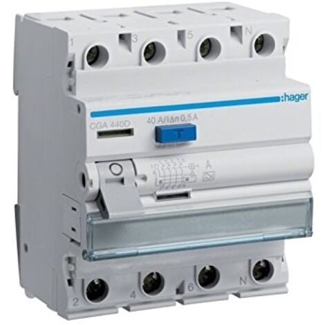 HAGER CDA440D DIFF RENTIAL BREAKER FI 40 A CGA440D