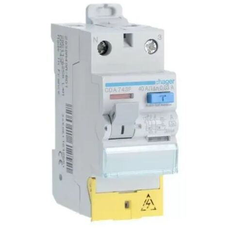 Hager CDA743F Interruptor diferencial 2P 40A 30mA