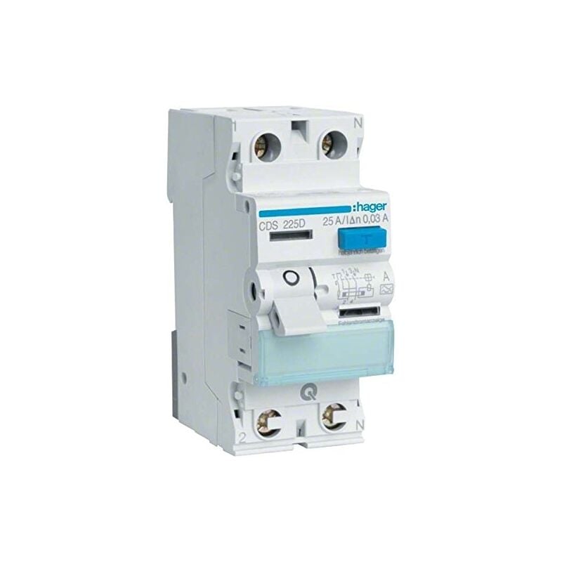 Markenartikel - hager CDS225D fi-schalter 2P 6KA 25A 30MA typ a qc