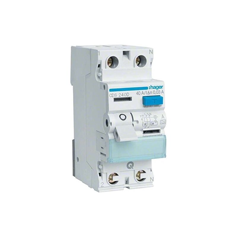 Hager - CDS240D disjoncteur différentiel fi