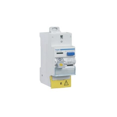 Disjoncteur différentiel 1P N 3kA C-16A 30mA type Haute Immunité