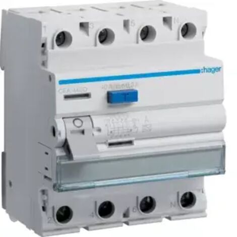 HAGER CFA425D FI-Schutzschalter 4P 25A 300mA-'1024853'