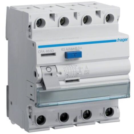 Hager CFA463D 4P interruttore automatico