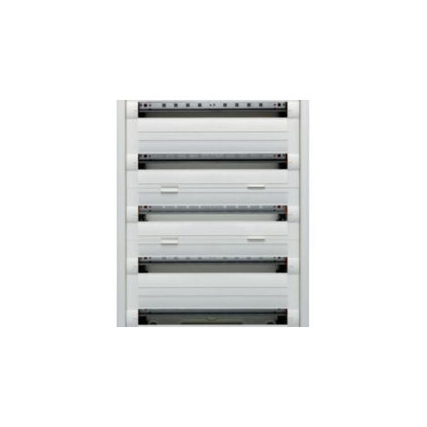 Hager – Coffret électrique nu 5 rangées – 120 modules – En saillie – IP30 – IK07 – Dimensions 900x550x193mm – Plastique et métal - FD52DN
