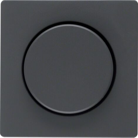 HAGER - COUVERCLE CENTRAL Q.1 Q.3/BOUTON POUR RÉGULATION ANTHRACITE 11376086