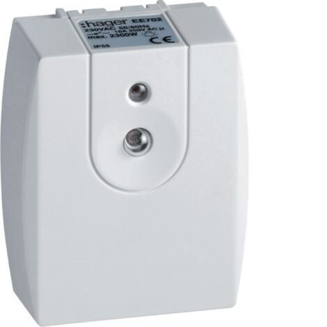 HAGER EE702  COMPACT interruttore crepuscolare integrato a cellula commutata