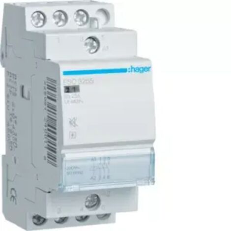 HAGER ESC325S Schütze -brummfrei 25A, 3S, 230V-'1024659'