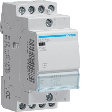 HAGER ESC425  Contactor 25A 4NA 230V