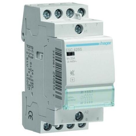 Hager ESC425S Installationsschütz  4 Schließer  400 V     1 St.