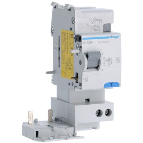 Hager FI-Block 2P 25A 300mA AC 2 Module BF226N