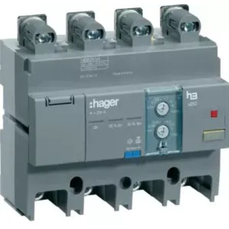 Hager FI-Block 4P 250A einstellbar 0,06 1SEC für X250 HBB251H