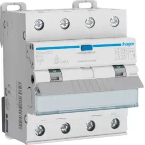 Hager FI-LS 4P 10kA B-16A 30mA Typ A ADX416D