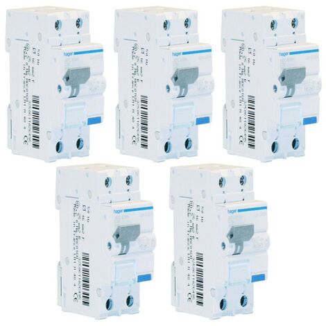 Hager FI- und LS Schalter Kit 1P+N 30MA 16A ADC816H