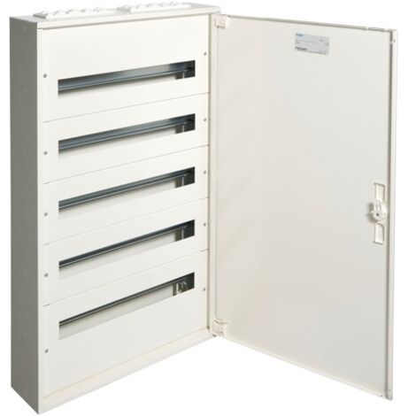 HAGER-FW524WT BOÎTE DE DISTRIBUTION SURFACE MÉTALLIQUE CLASSE I 5 FILASX 24 MÓD 120 M
