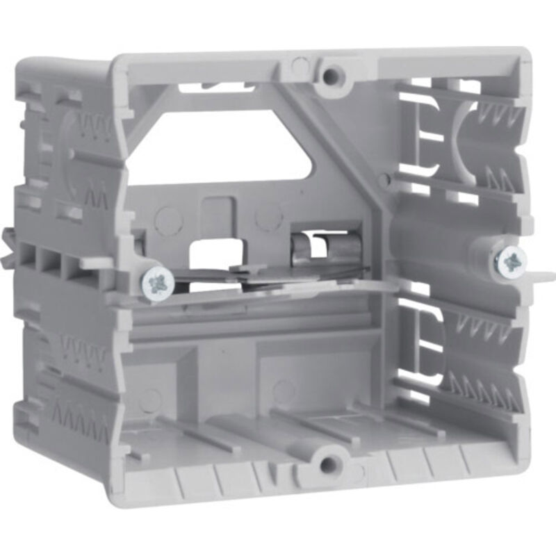 GLT5000 Brüstungskanal Geräteeinbaudose (l x b) 71 mm x 65 mm 1 St. Lichtgrau - Hager