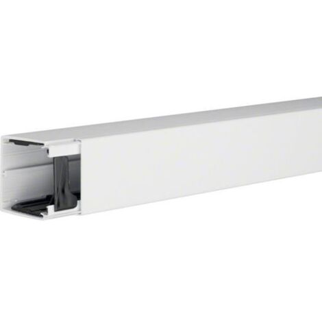 Hager – Goulotte électrique PVC 60x60mm blanc 2m – Résistance IK07 – Degré de protection IP30 – Pour espaces confinés