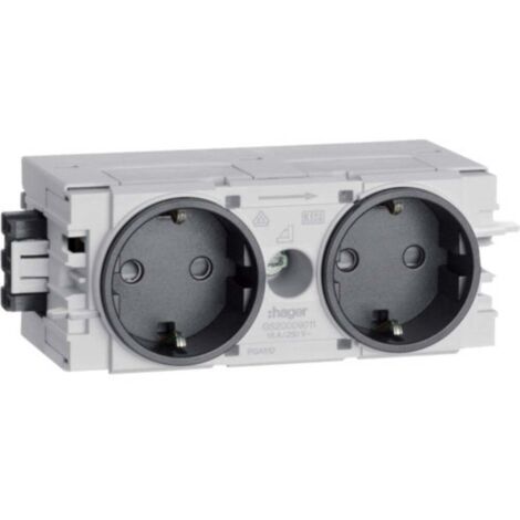 Hager GS20009011 Modulo a Spina Grafite 120x50x61 mm