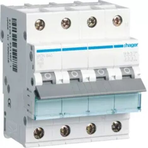 Hager HAGER MCN640 Moduler Schutzschalter 40A weiß