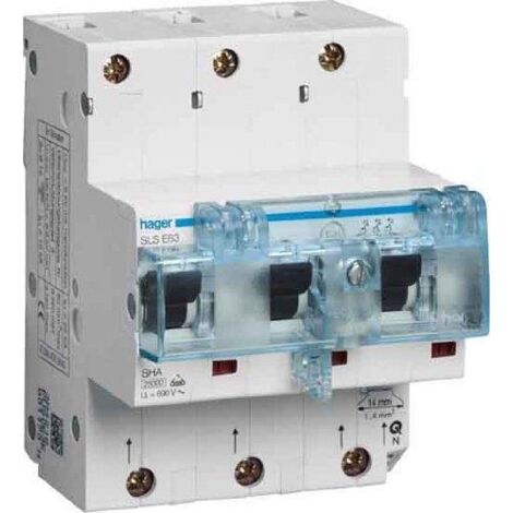 HAGER HTN350E SLS-SCHALTER 3P E-50A HUTSCHIENE