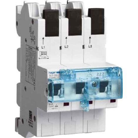 HAGER HTS363E SLS-SCHALTER 3P E-63A SAMMELSCHIENE QC