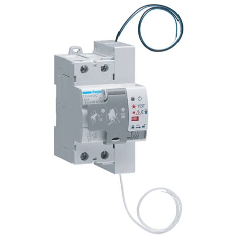 Hager – Interrupteur différentiel 40A 2P type A – Réarmement automatique – Tension 230V – Protection IP20 – Rail DIN