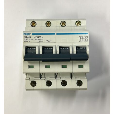HAGER - INTERRUTTORE AUTOMATICO MAGNETOTERMICO