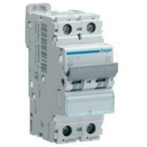 Hager interruttore automatico  modulare 2p 40a 6 ka c 2m mca240