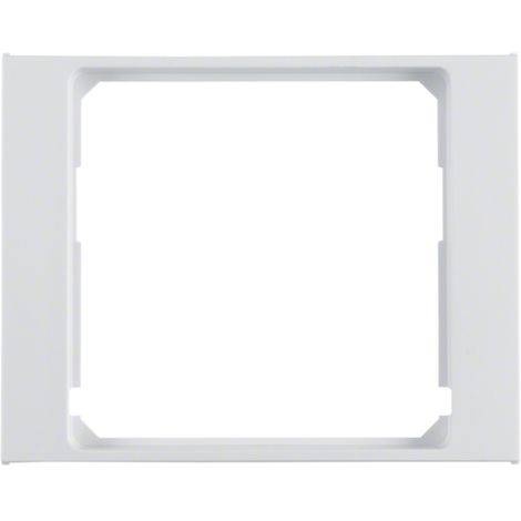 HAGER K1  CADRE INTERMÉDIAIRE POUR PLAQUE BERKER BLANC POLAIRE