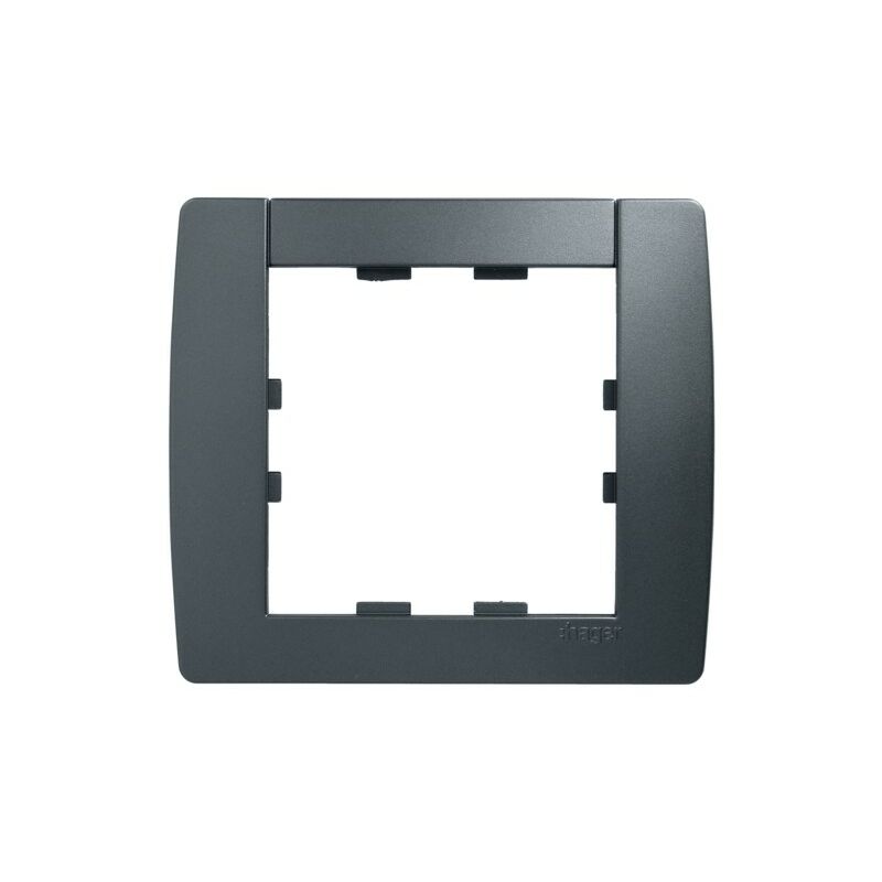 Hager Kallysta Carbone WK501 Plaque 1 poste