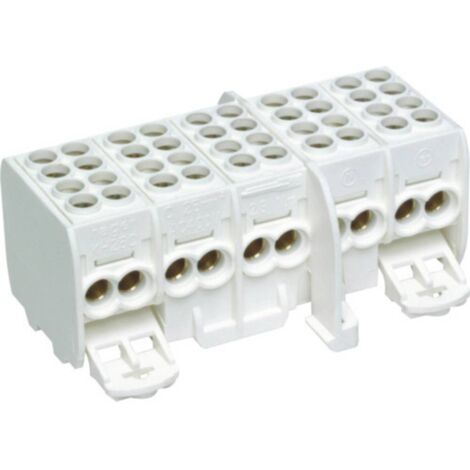 Hager KH25C Bloc de raccordement HAGER KH2 5C 5P blanc pôles 5 pôles 80 A 1 pc(s)