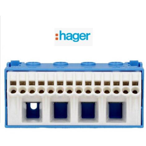 Hager KN18N Borne flexible: - rigide: - 1 pc(s) bleu Q015193
