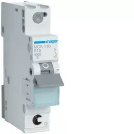 Hager LS-SCHALTER 1P  10A-C 6KA 1PLE (MCS110 QUICK CONNECT)
